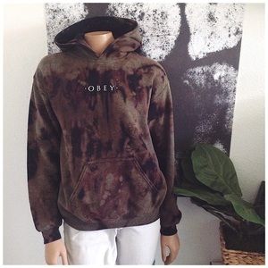 acid tie dye hoodie
